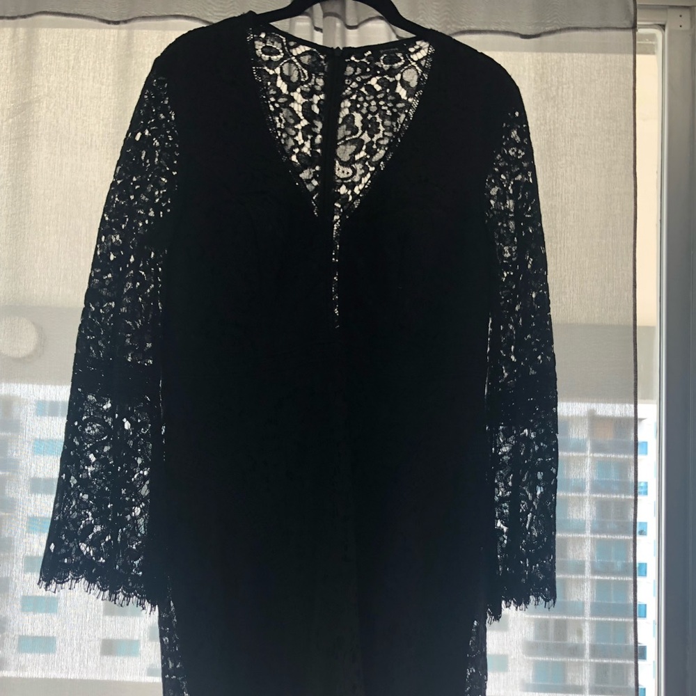 Black Bardot dress